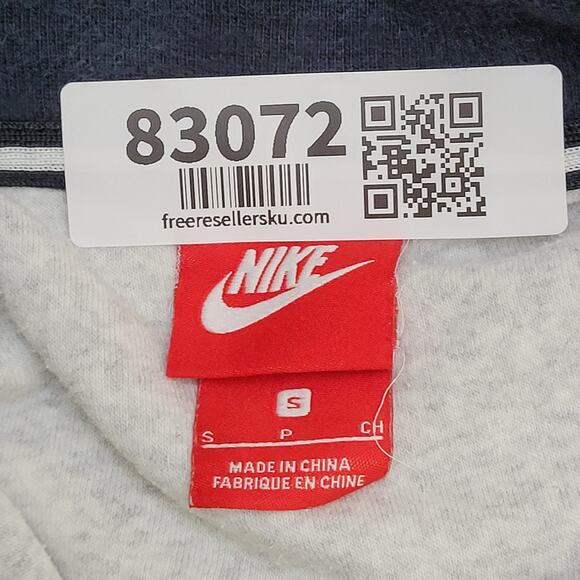 NIKE Fleece Track Jacket Women Medium 20x19 Ringer Crop Baggy - Picture 7 of 16